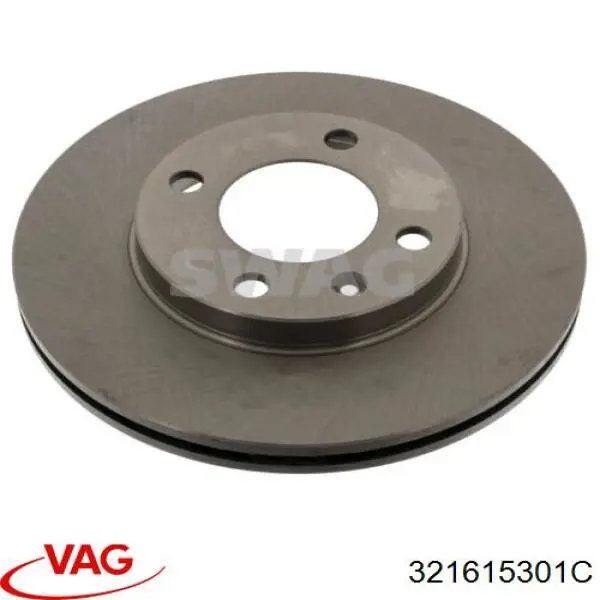 321615301C VAG диск тормозной передний