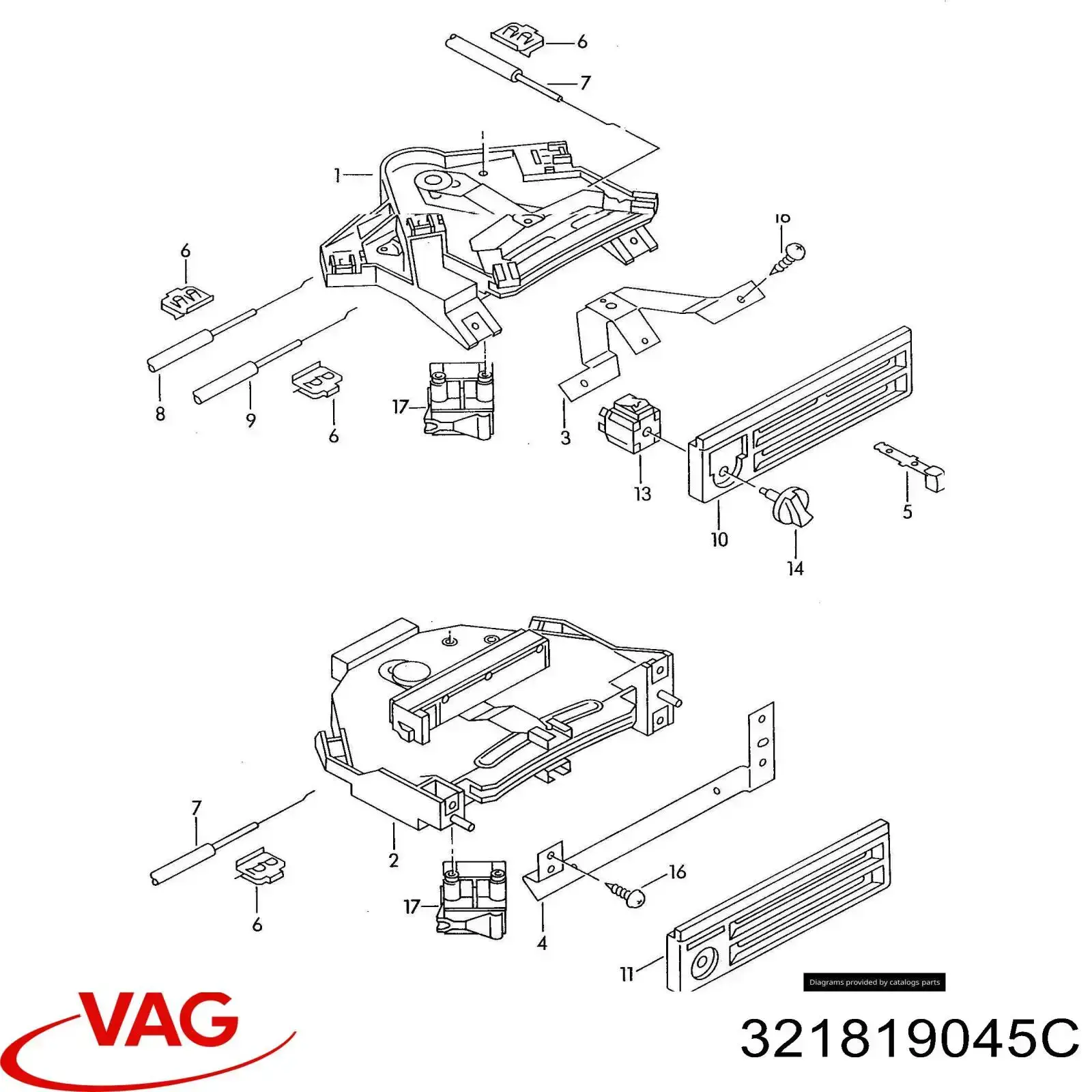 Регулятор вентилятора отопителя VAG 321819045C цена, от 10.17 USD