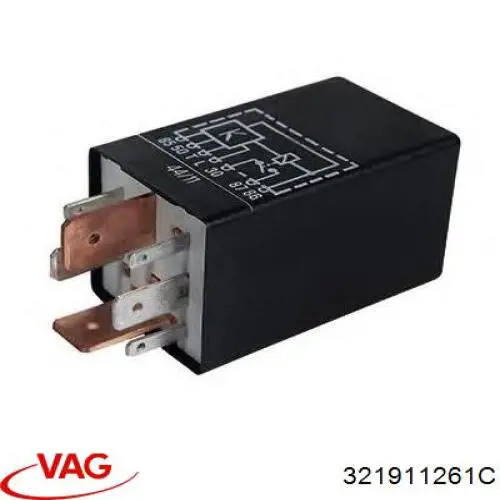 Купить 321911261C VAG Реле свечей накала