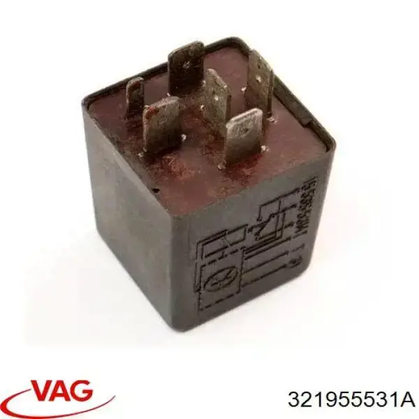 Relê de controlo de limpador pára-brisas 321955531A VAG