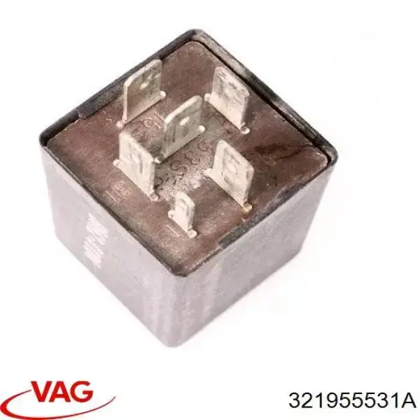 Relê de controlo de limpador pára-brisas 321955531A VAG