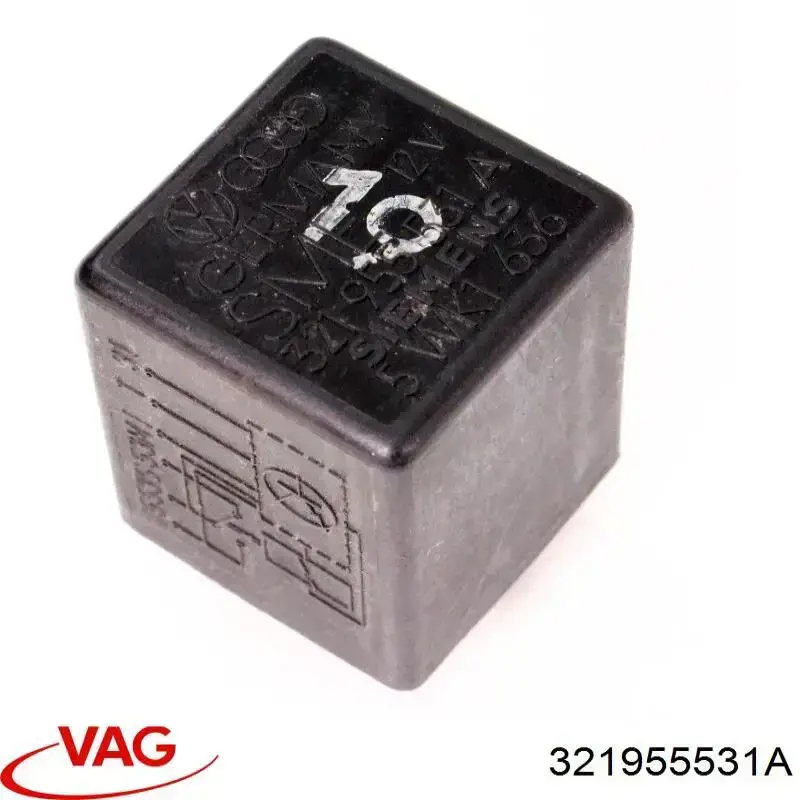 321955531A VAG Relê de controlo de limpador pára-brisas