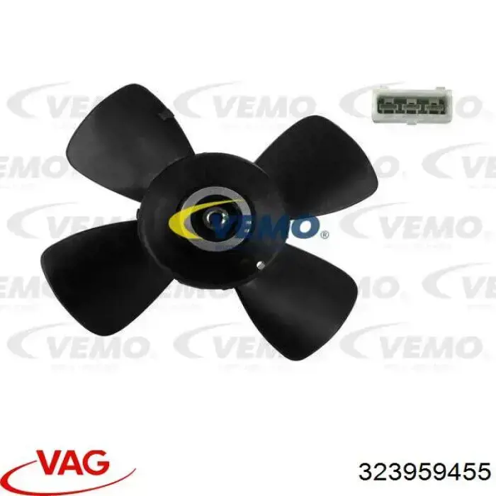 Электровентилятор охлаждения в сборе VAG 323959455 цена, от 35.47 USD