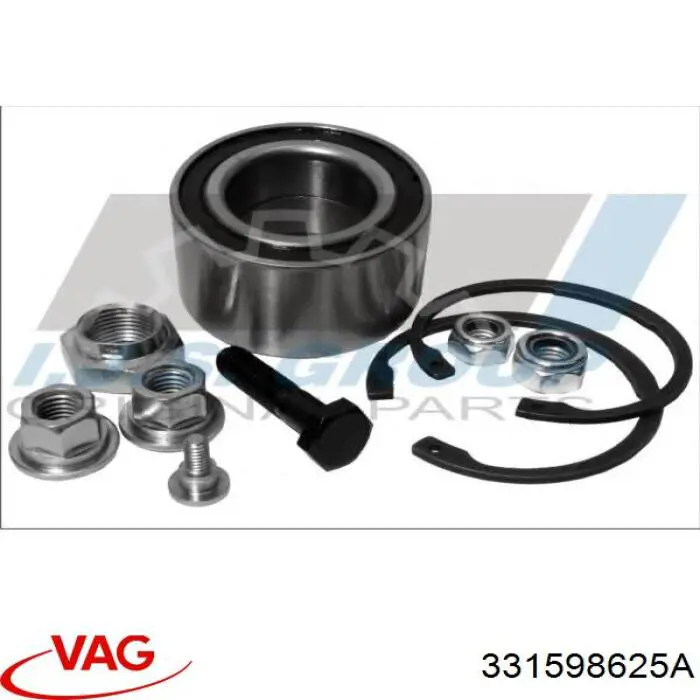 Подшипники задней ступицы VAG 331598625A цена, от 16.90 USD