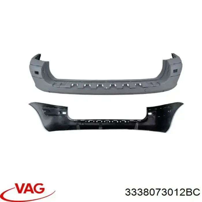 Бампер задний Volkswagen Passat B3, B4 универсал (3A5, 351, 315) (1988 - 1997) цена, от 175.49 USD