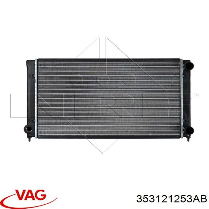 Купить 353121253AB VAG Радиатор водяной