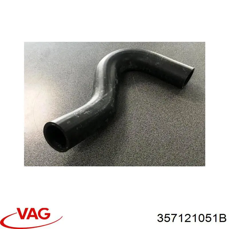 Купить 357121051B VAG Шланг радиатора охлаждения нижний