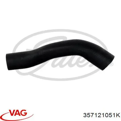 Купить 357121051K VAG Шланг радиатора охлаждения нижний