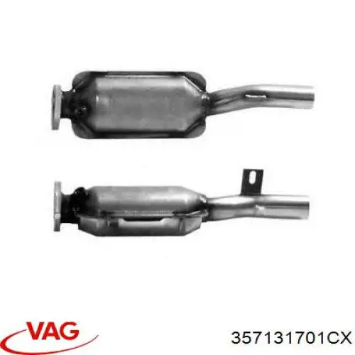 Каталитический нейтрализатор отработавших газов VAG 357131701CX цена, от 109.58 USD