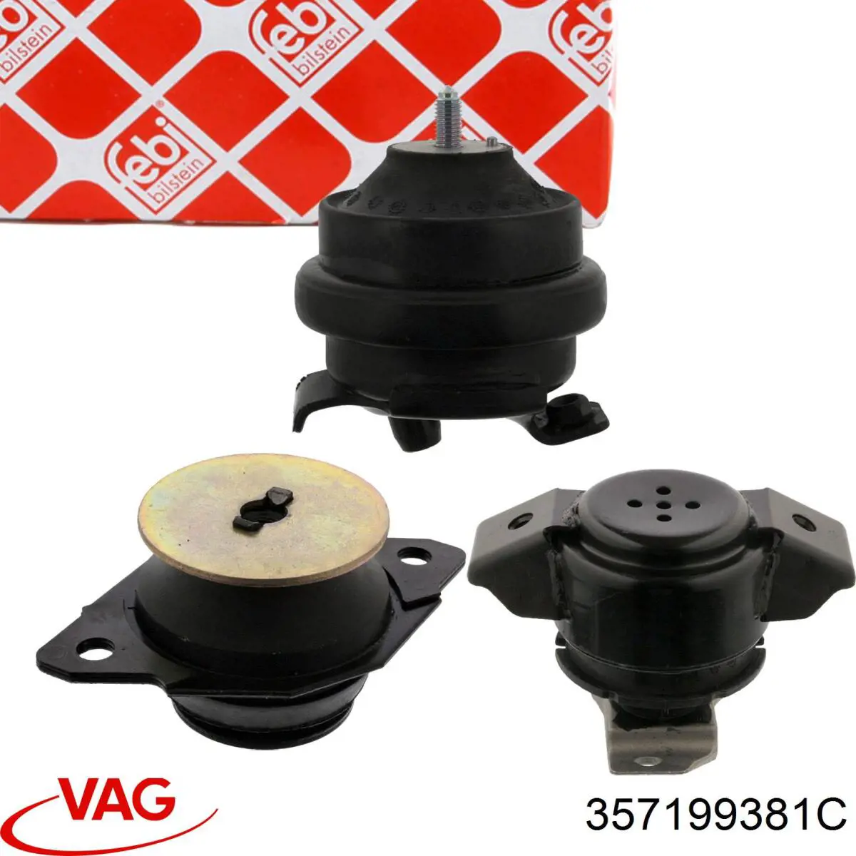 Гидроопора двигателя левая VAG 357199381C цена, от 8.86 USD