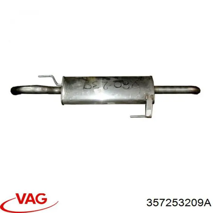 Купить 357253209A VAG Выхлоп центральный