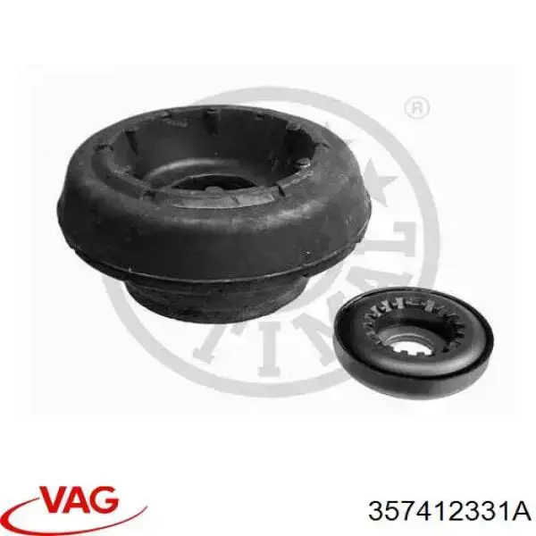 Опора стойки амортизатора переднего VAG 357412331A цена, от 6.23 USD