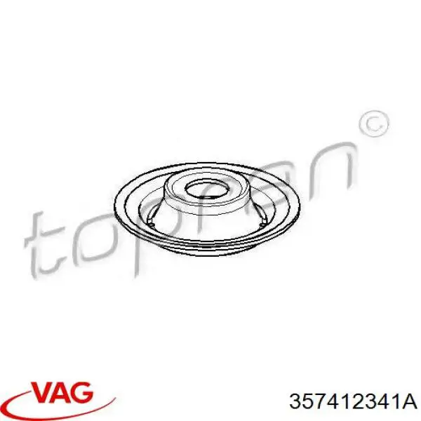 Проставка передней пружины 357412341A VAG