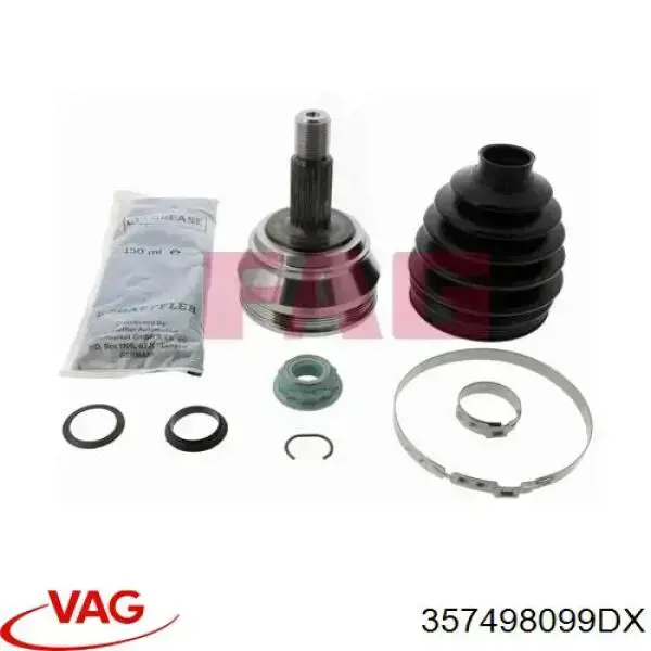 Купить 357498099DX VAG Внешняя граната