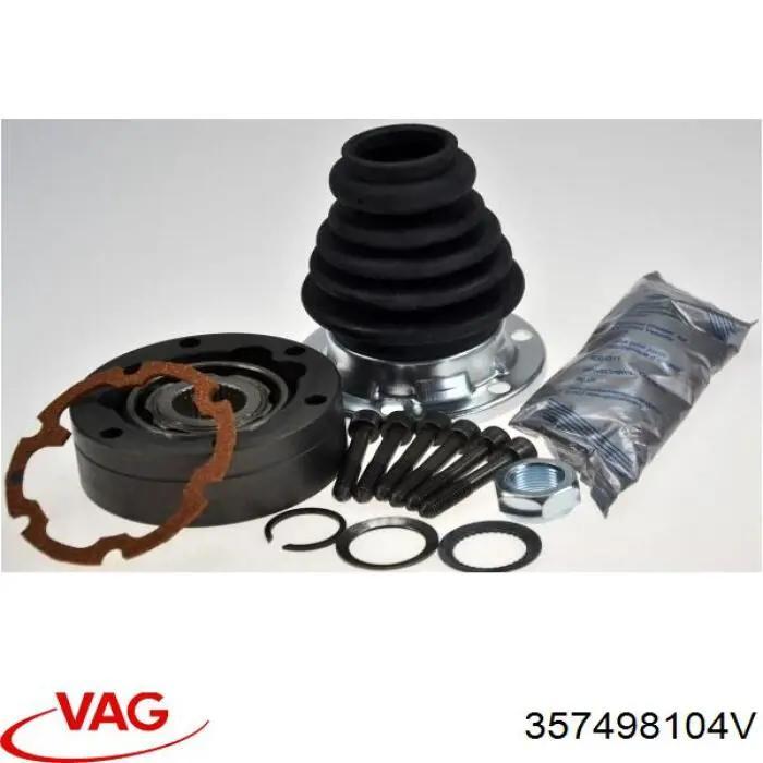 Шарнир угловых скоростей внутренний передний VAG 357498104V цена, от 18.38 USD