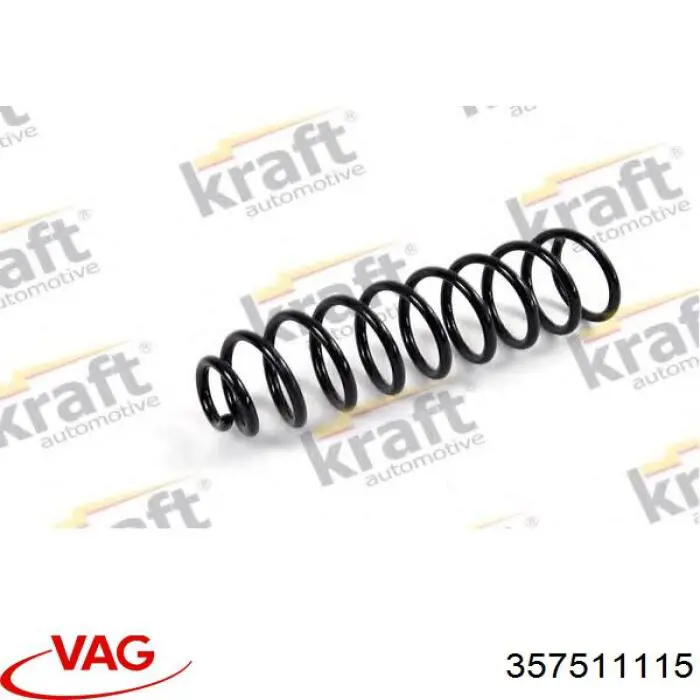 Купить 357511115 VAG Пружина подвески