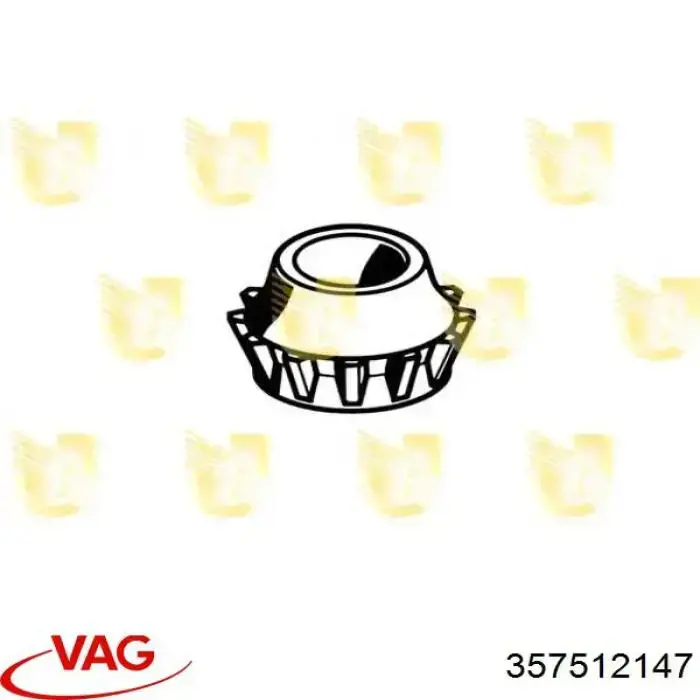 Опора заднего амортизатора Volkswagen Lupo хэтчбек (6X, 6E) (1998 - 2005) цена, от 7.37 USD