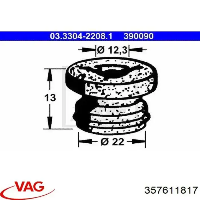 Juego de reparación, cilindro de freno principal 357611817 VAG