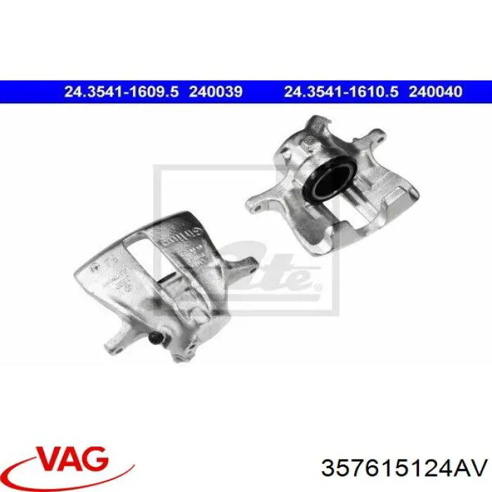 Купить 357615124AV VAG Суппорт тормозной передний правый