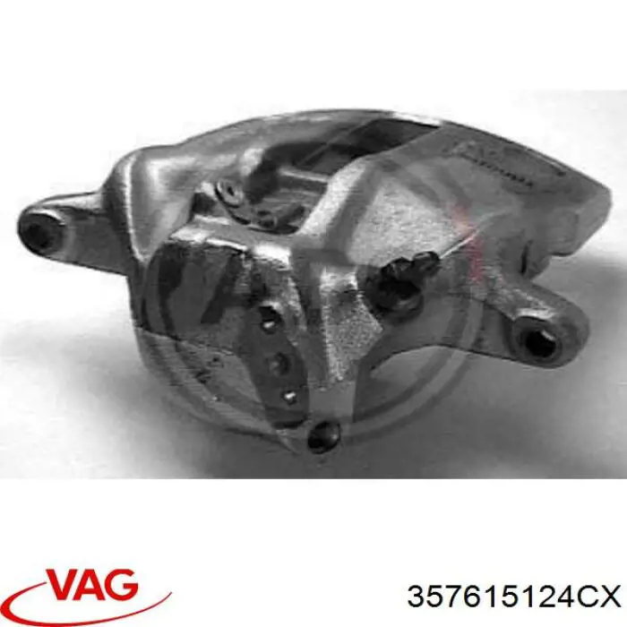 Суппорт тормозной передний правый 357615124CX VAG