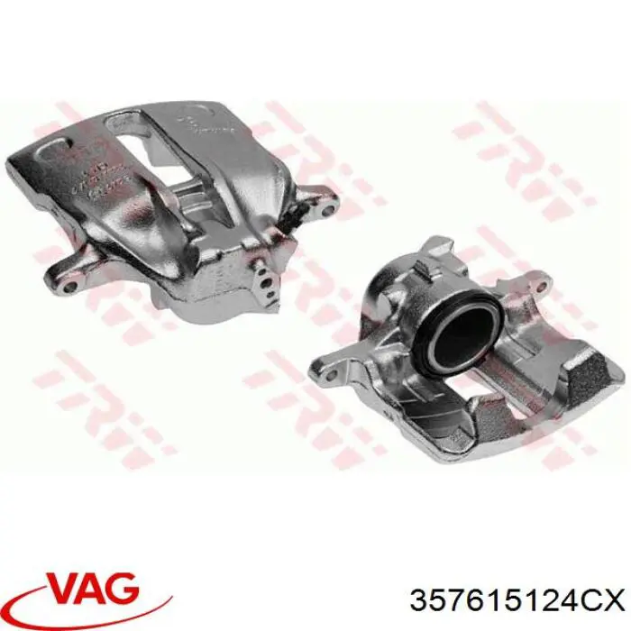 Купить 357615124CX VAG Суппорт тормозной передний правый