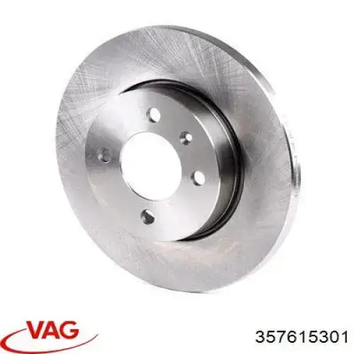 357615301 VAG диск тормозной передний