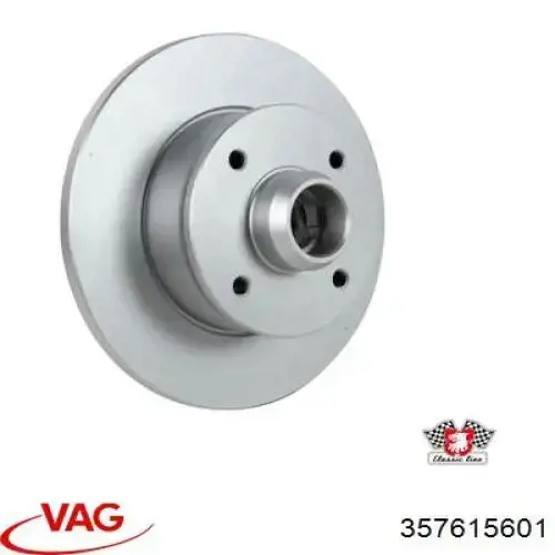 Тормозные диски 357615601 VAG