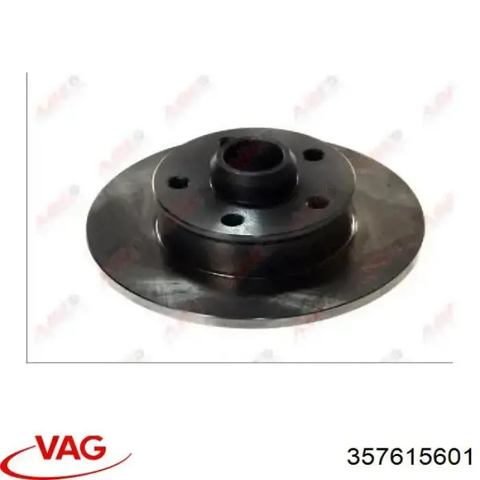 Задний дисковый тормоз VAG 357615601