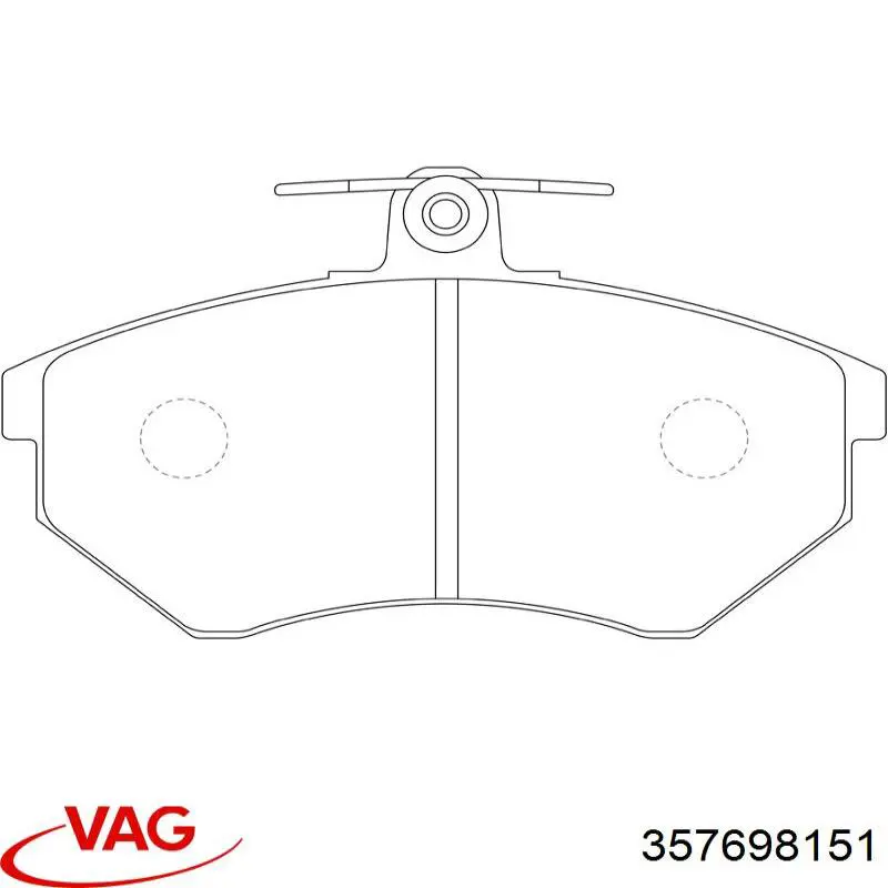 Колодки VAG 357698151 цена, от 17.60 USD