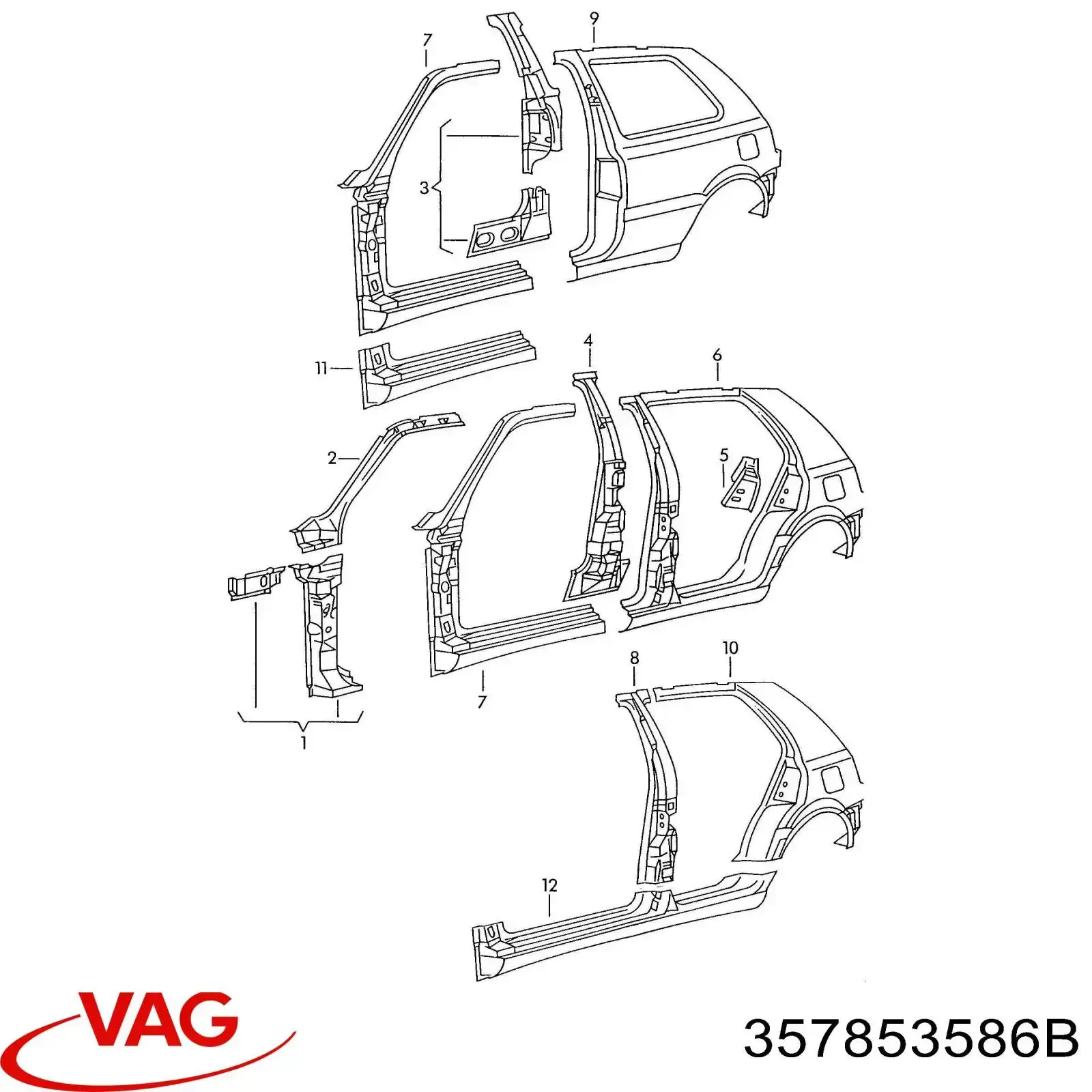 Купить 357853586B VAG 