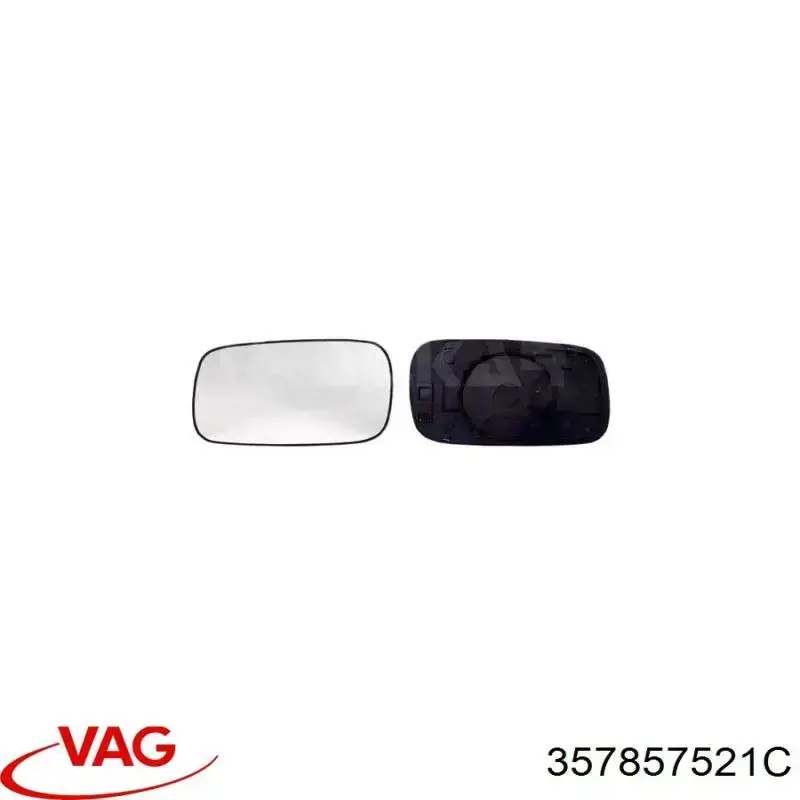 Зеркальный элемент левый VAG 357857521C