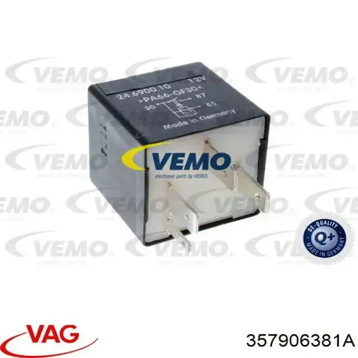 Реле электробензонасоса VAG 357906381A цена, от 5.07 USD