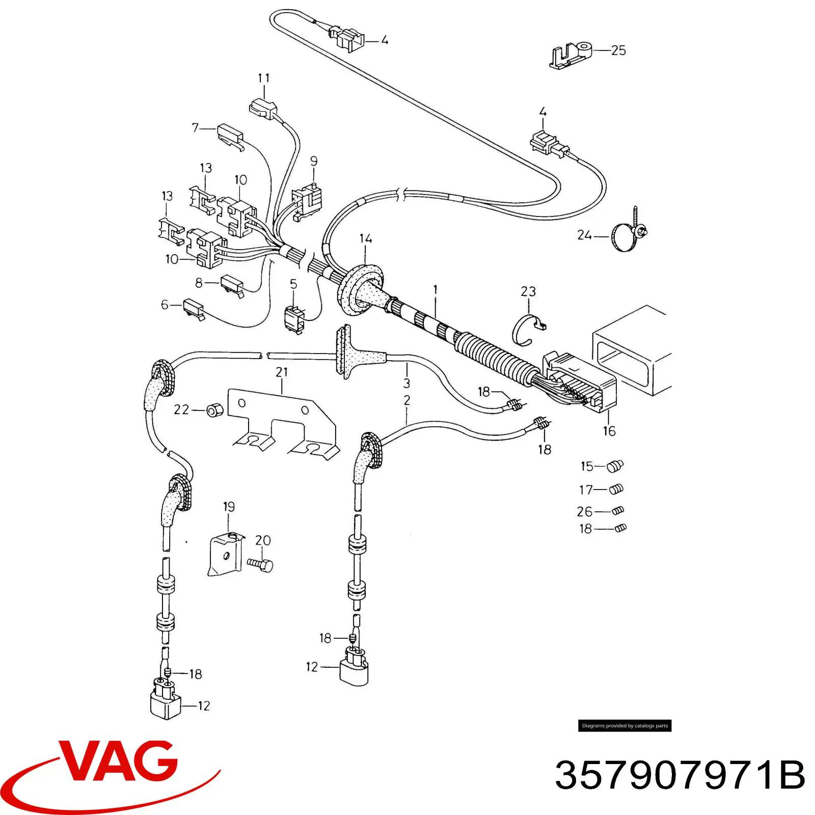  VAG 357907971B цена, от 1.13 USD