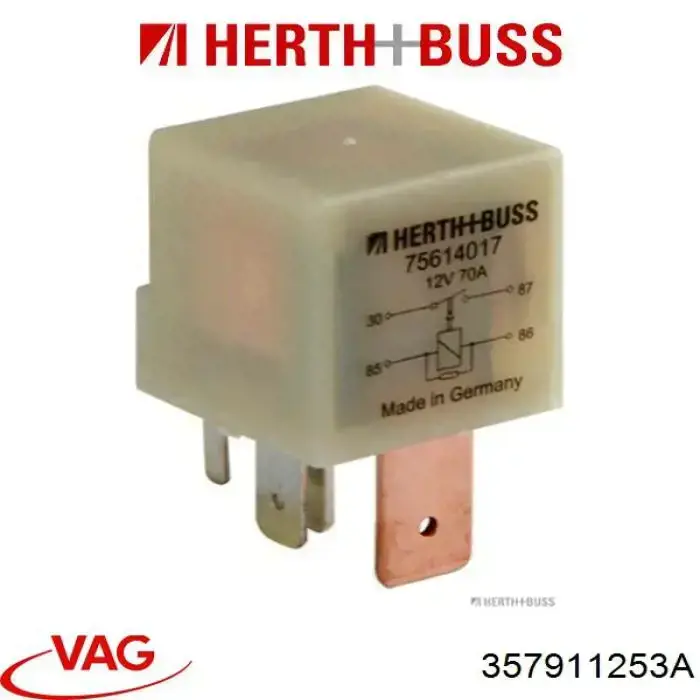 Реле управления VAG 357911253A цена, от 4.50 USD