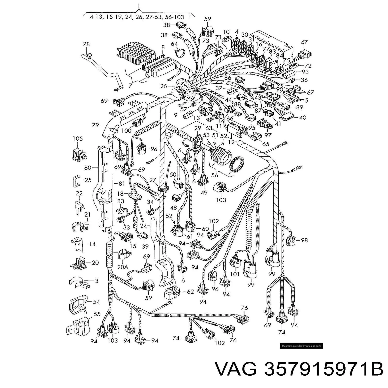  VAG 357915971B цена, от 1.69 USD