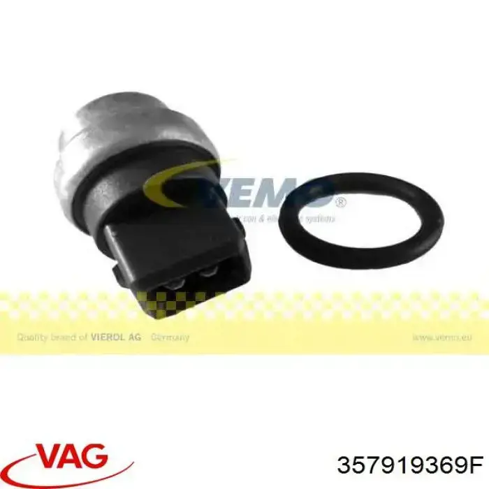 Купить 357919369F VAG Датчик включения вентилятора радиатора 