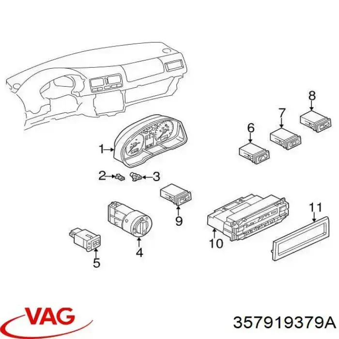 Датчик температуры окружающей среды Vika 99191792601 цена, от 3.93 USD