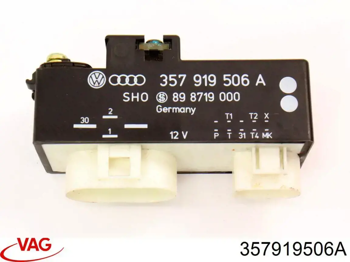 357919506A VAG regulador de revoluções de ventilador de esfriamento (unidade de controlo)