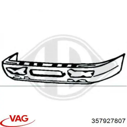 Купить 357927807 VAG Датчик ABS передний левый
