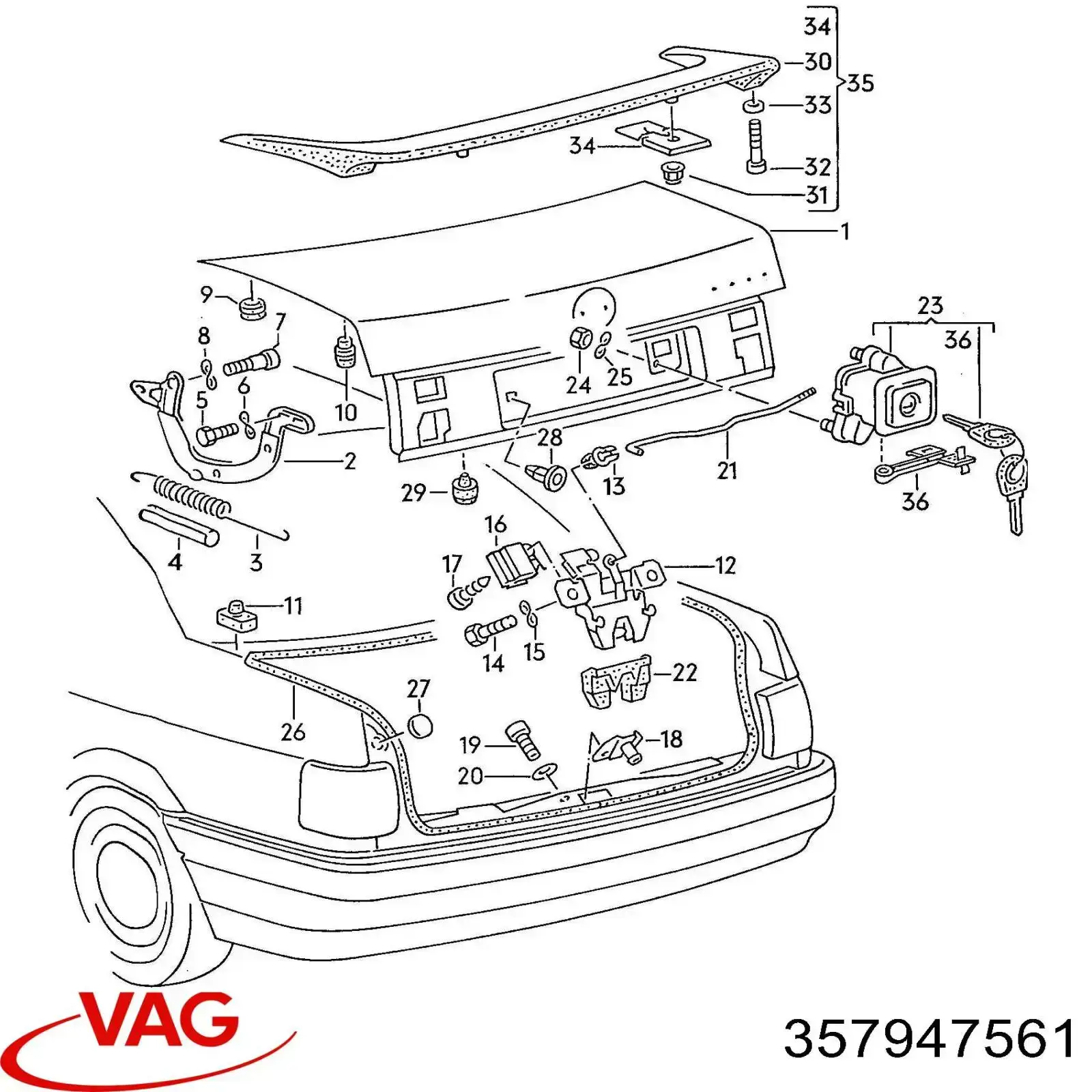  VAG 357947561 цена, от 27.53 USD