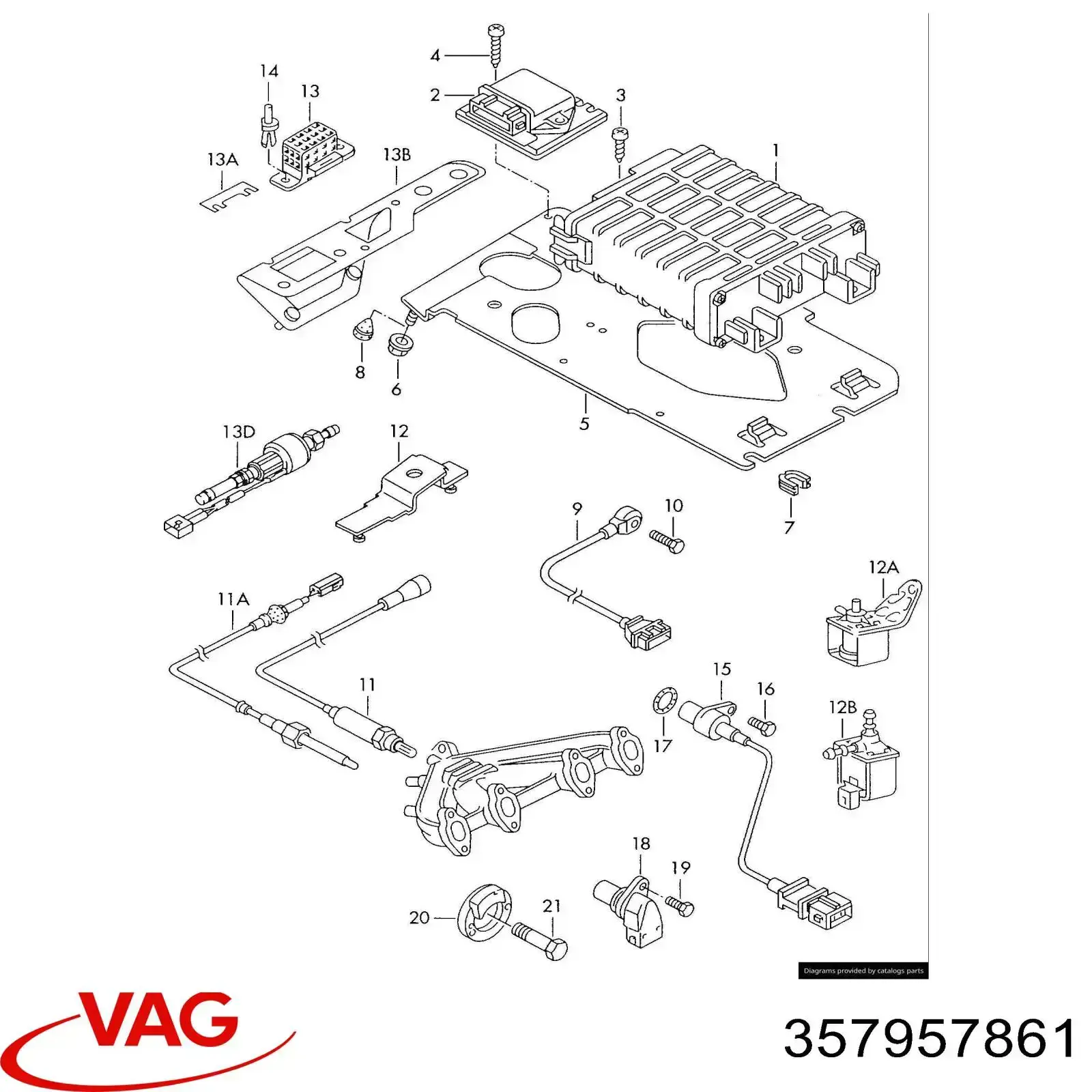 Купить 357957861 VAG 