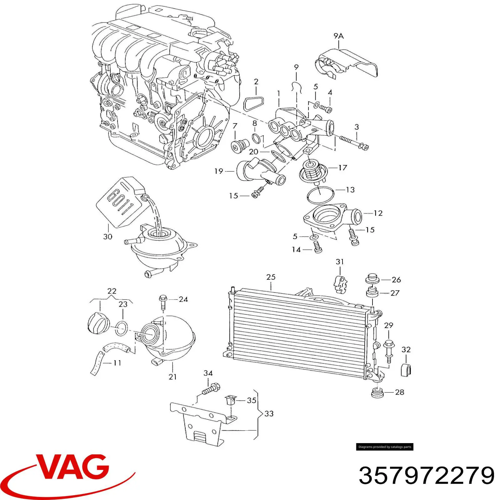  VAG 357972279 цена, от 14.60 USD