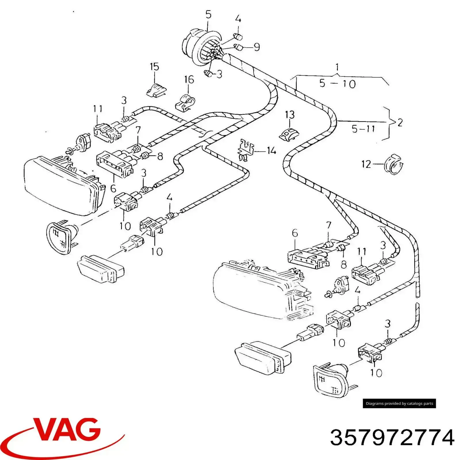  VAG 357972774 цена, от 2.53 USD