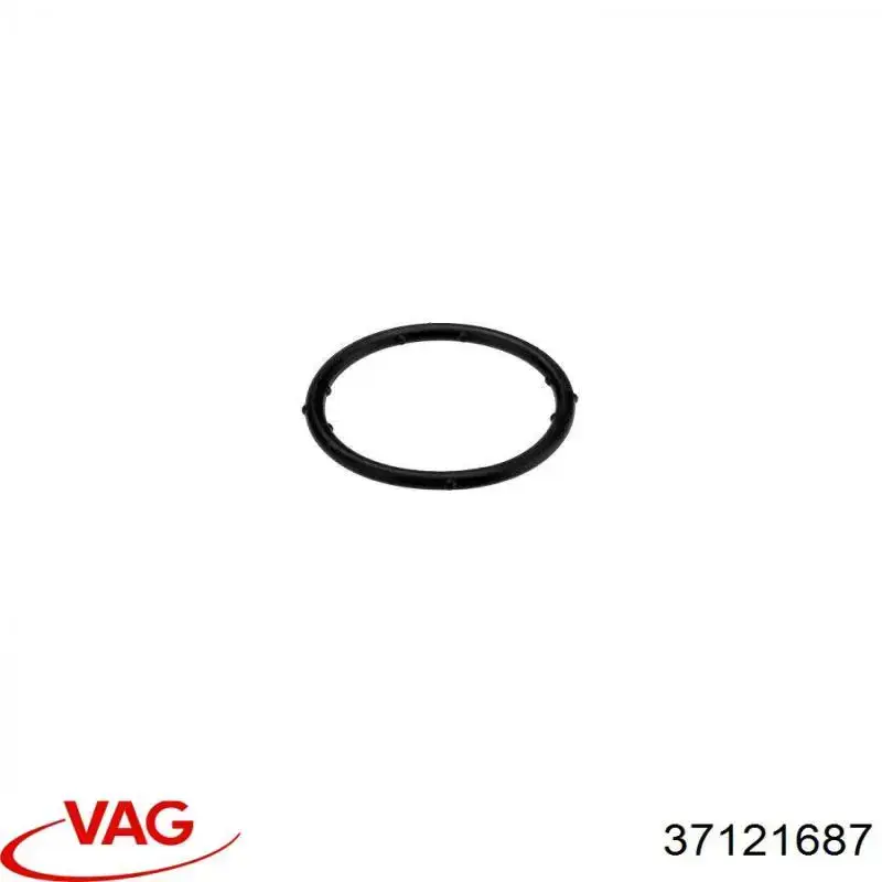 37121687 VAG прокладка фланца (тройника системы охлаждения)
