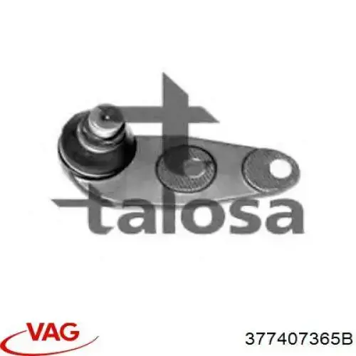 Нижняя левая шаровая опора VAG 377407365B цена, от 8.66 USD