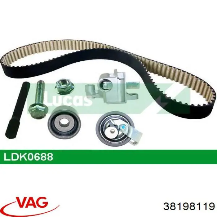 Купить 38198119 VAG Комплект ГРМ