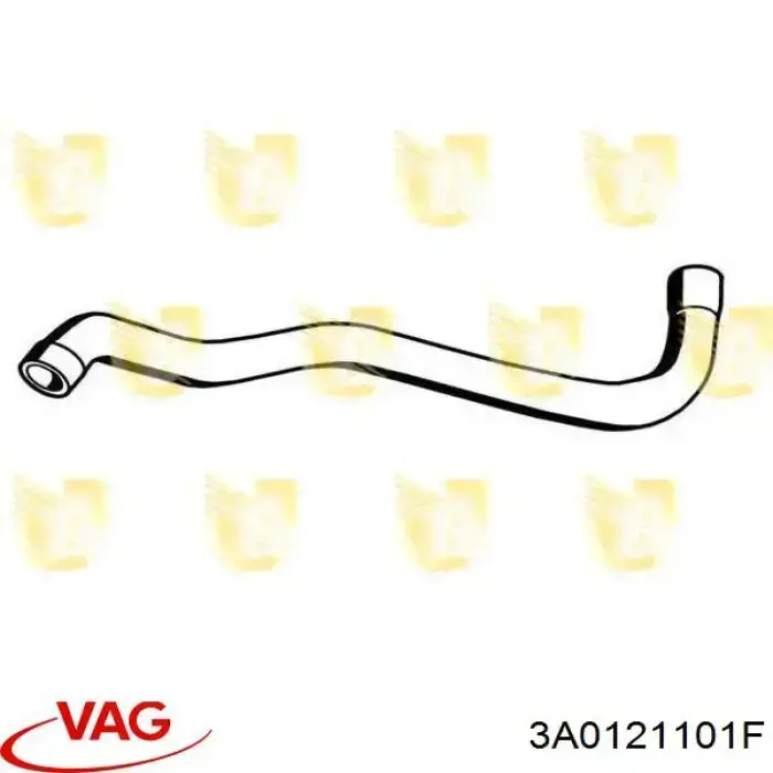 Купить 3A0121101F VAG Патрубок радиатора