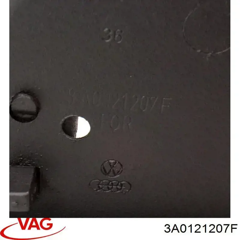 Купить 3A0121207F VAG Диффузор вентилятора в сборе с мотором и крыльчаткой