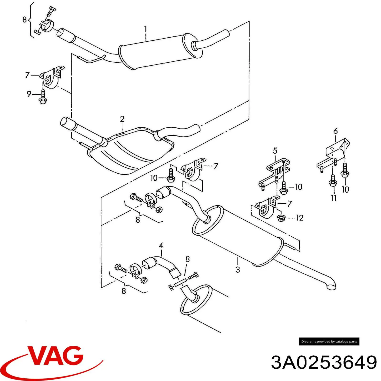  3A0253649 VAG