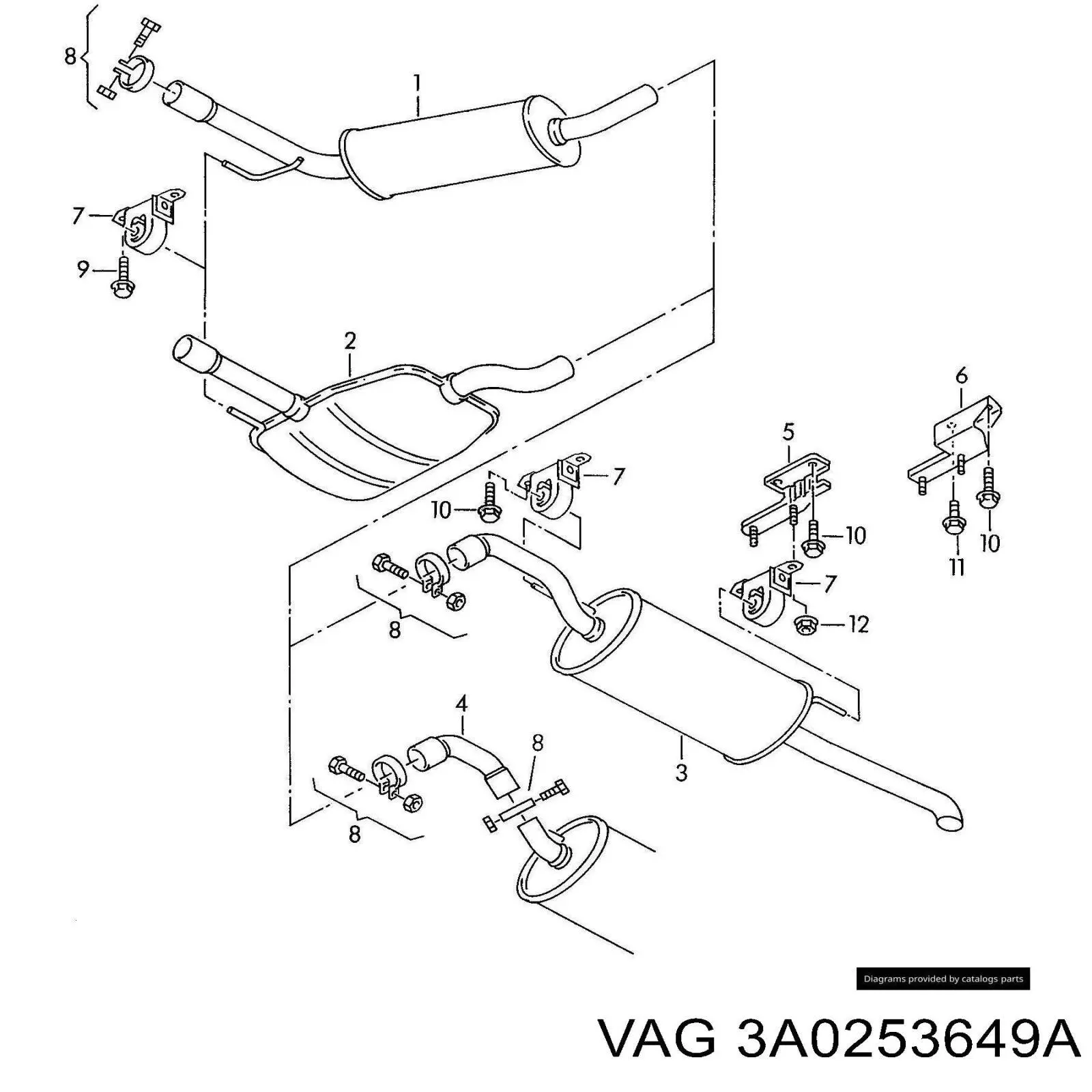  3A0253649A VAG